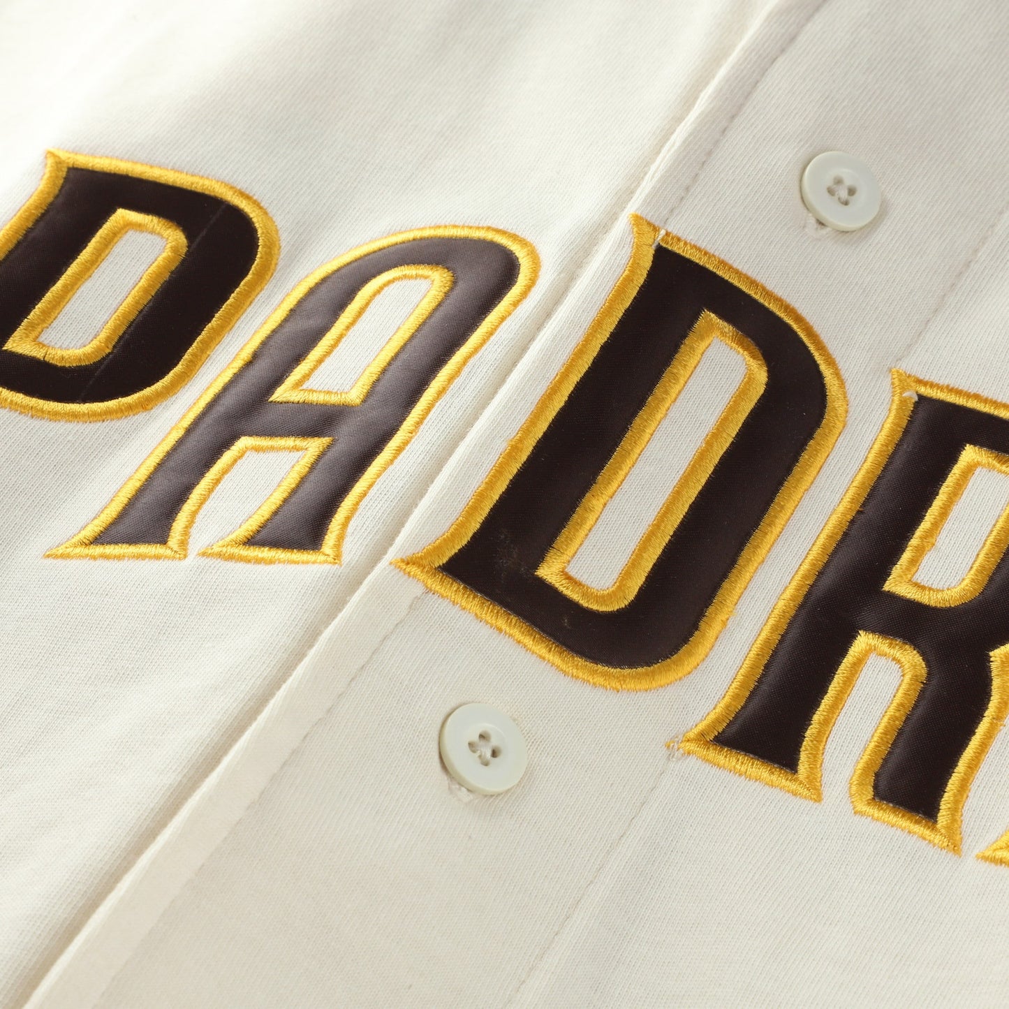 San Diego Padres Profile Big & Tall Two-Color Fashion Jersey - Cream/Brown