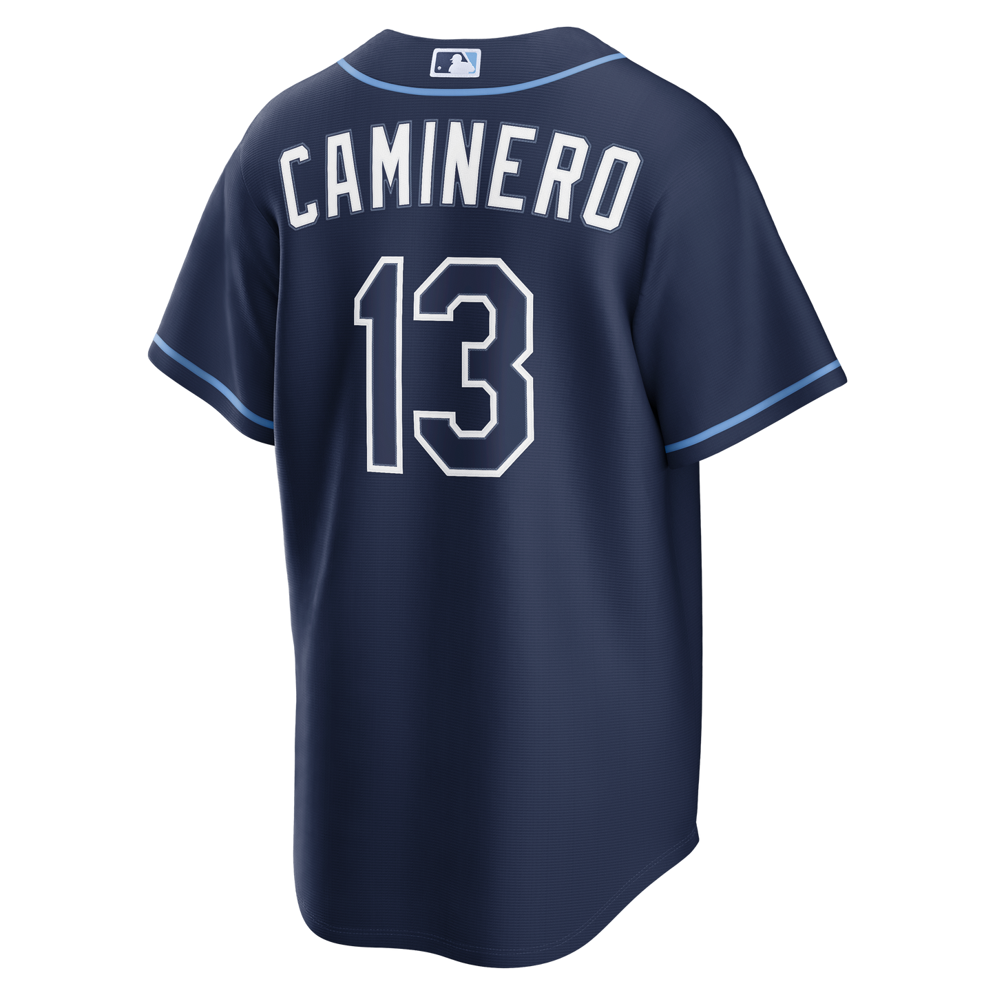 Junior Caminero Tampa Bay Rays Nike Road Replica Jersey - Navy