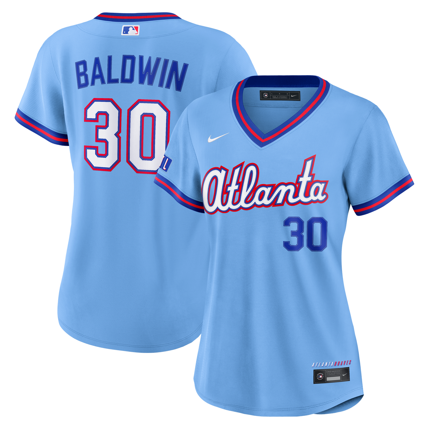 Drake Baldwin Atlanta Braves Nike Women's 2026 City Connect Stadium Jersey - Powder Blue