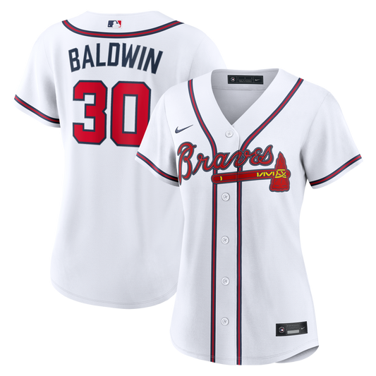 Drake Baldwin Atlanta Braves Nike Women's Home Replica Jersey - White
