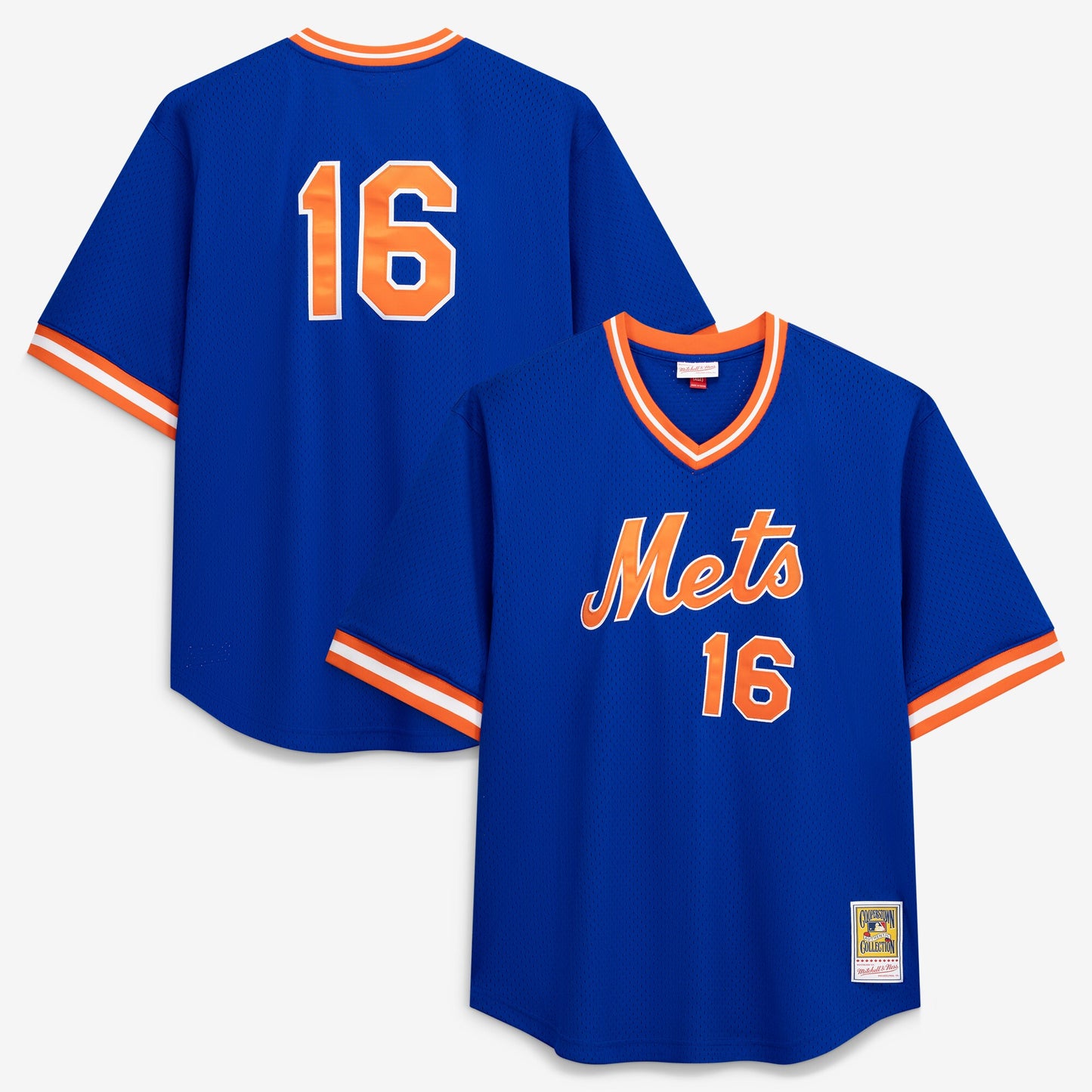 Dwight Gooden New York Mets Profile Big &amp;amp; Tall Cooperstown Collection Mesh Batting Practice Jersey - Royal