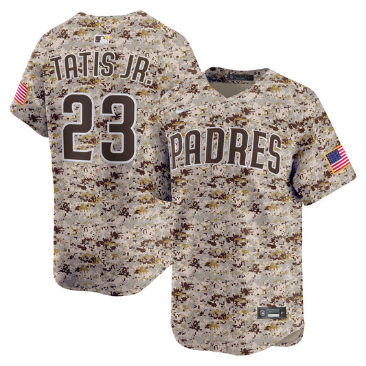 Fernando Tatis Jr. San Diego Padres Nike Alternate 2 Limited Jersey - Camo