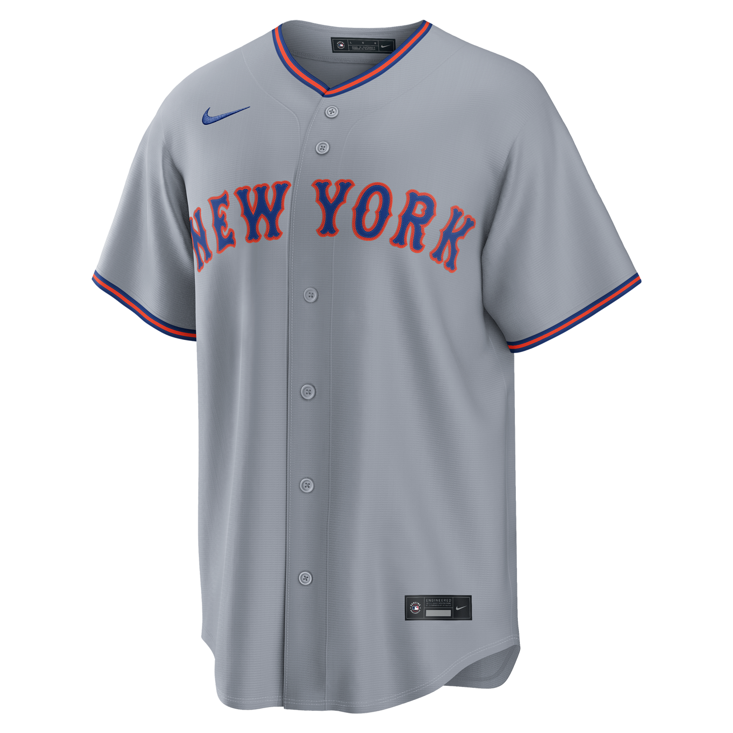 Francisco Lindor New York Mets Nike Road Replica Jersey - Gray