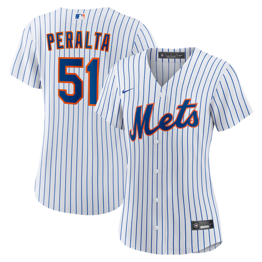 Freddy Peralta New York Mets Nike Women's Home Replica Jersey - White