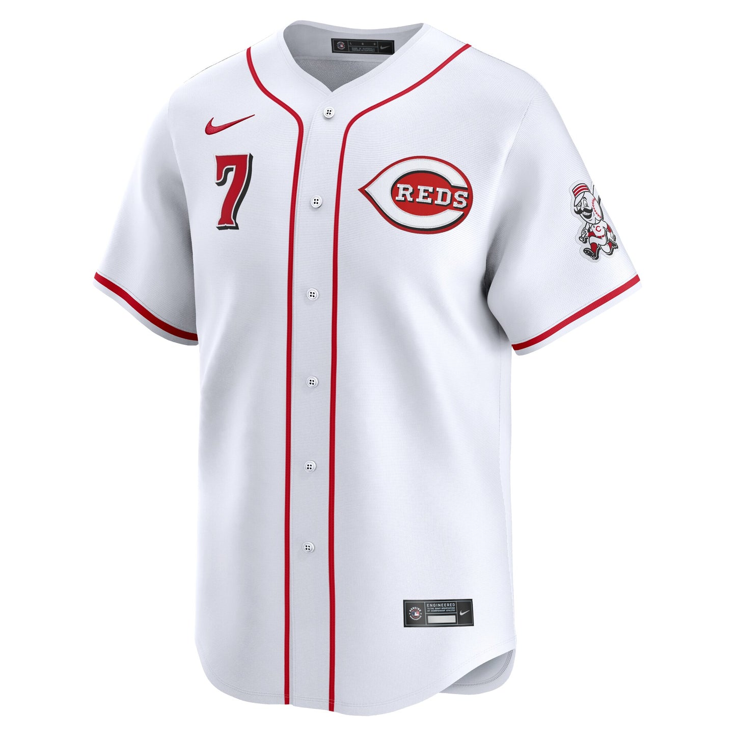 Spencer Steer Cincinnati Reds Nike Home Limited Player Jersey - White