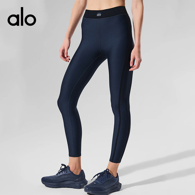 Aloyoga Bare Sensation Beautiful Back Fitness Bra Peach Butt Yoga Pants High-Waist Tapered Hip-High Fitness Set