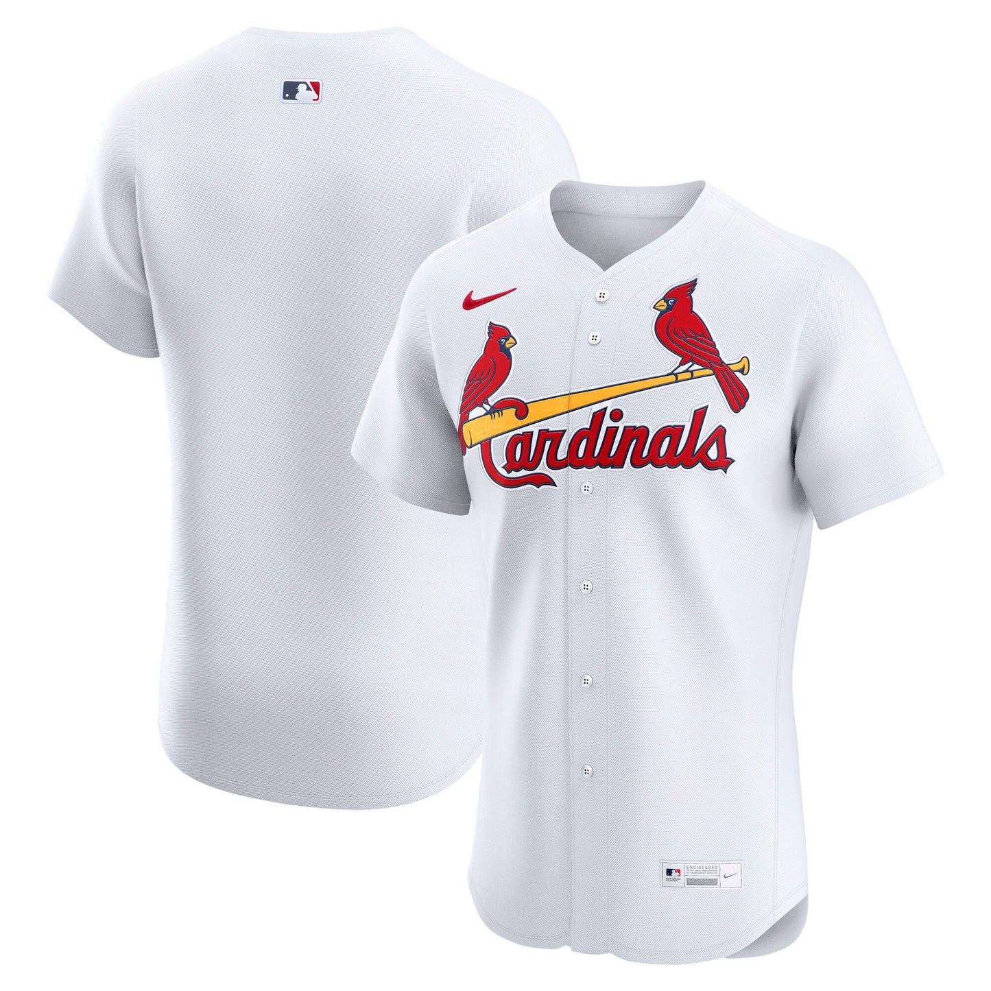 St. Louis Cardinals Nike Home Elite Jersey - White
