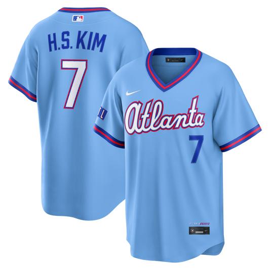 Ha-Seong Kim Atlanta Braves Nike 2026 City Connect Stadium Jersey - Powder Blue