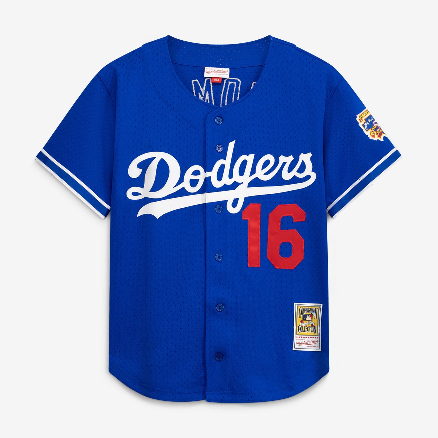 Hideo Nomo Los Angeles Dodgers Mitchell &amp;amp; Ness Cooperstown Collection Mesh Batting Practice Button-Up Jersey - Royal