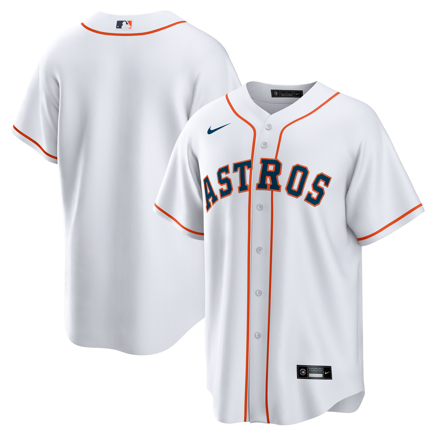 Houston Astros Nike Home Big &amp;amp; Tall Replica Jersey - White