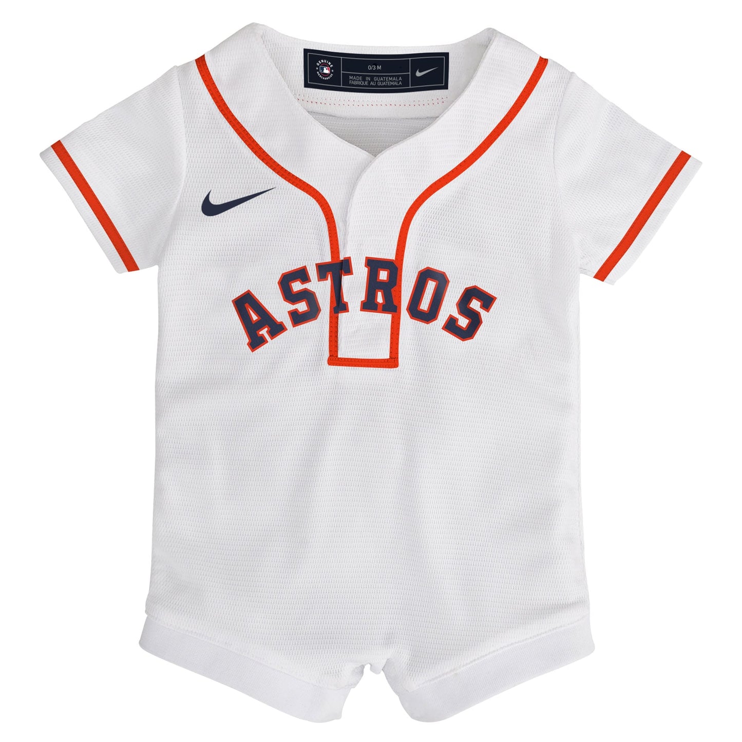 Houston Astros Nike Infant Home Replica Romper Jersey - White