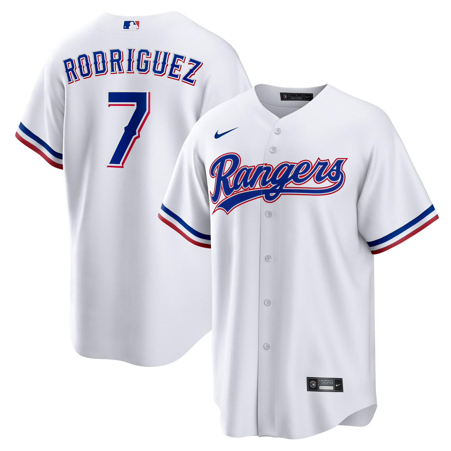 Ivan Rodriguez Texas Rangers Nike Home Retired Player Replica Jersey - White