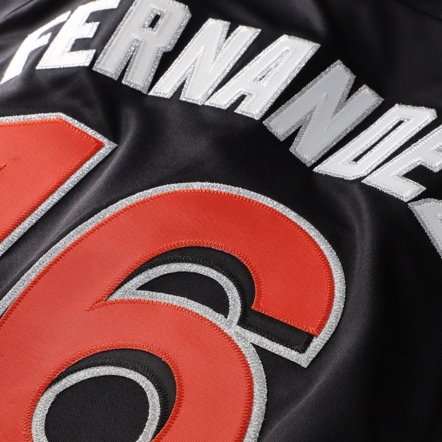 Jose Fernandez Miami Marlins Mitchell &amp;amp; Ness Authentic Batting Practice Jersey - Black