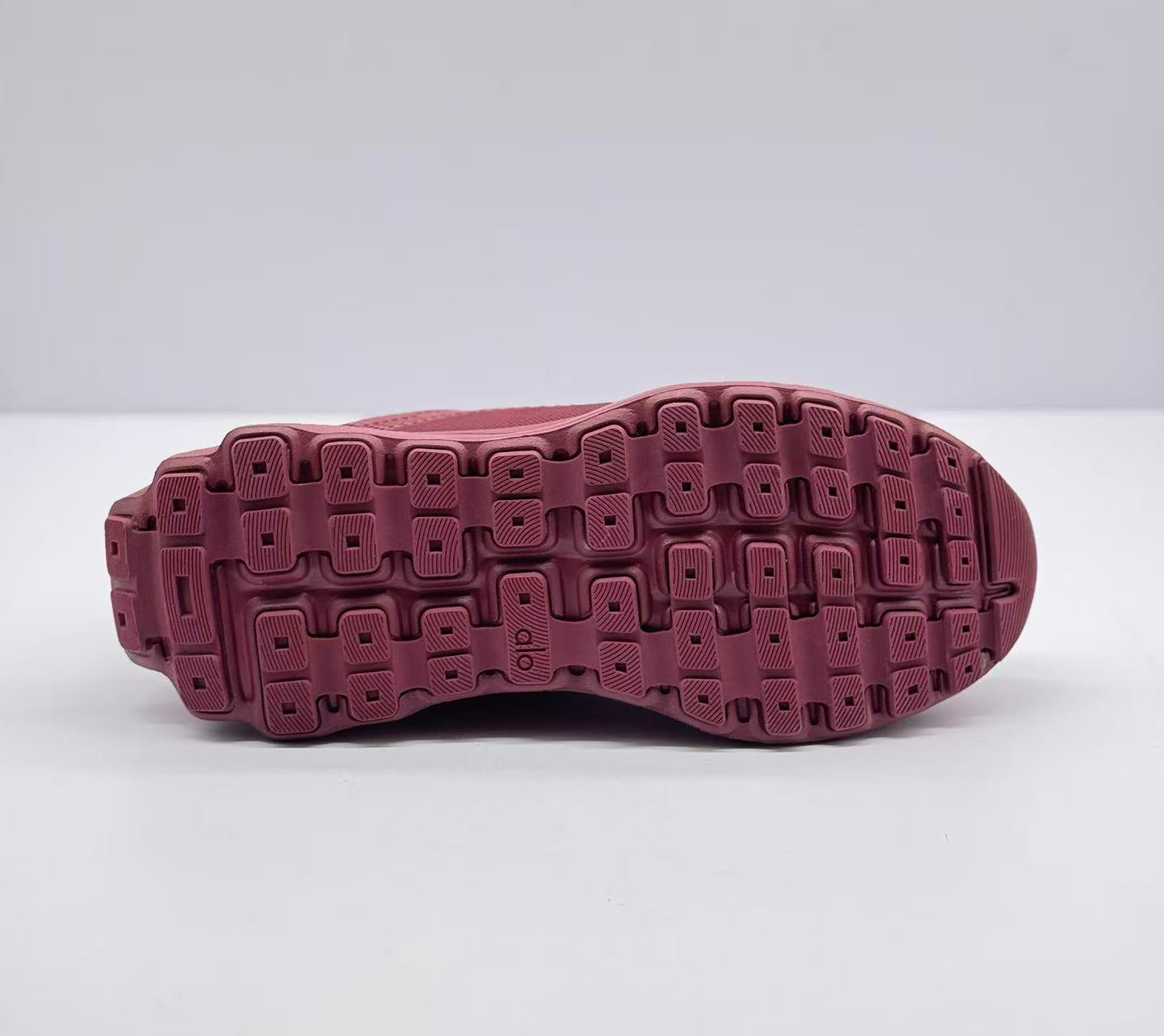 ALO running Wine red shoes