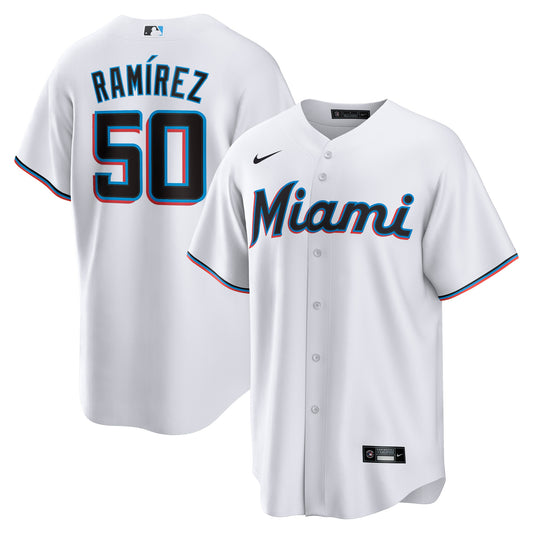 Agustín Ramírez Miami Marlins Nike Home Replica Jersey - White