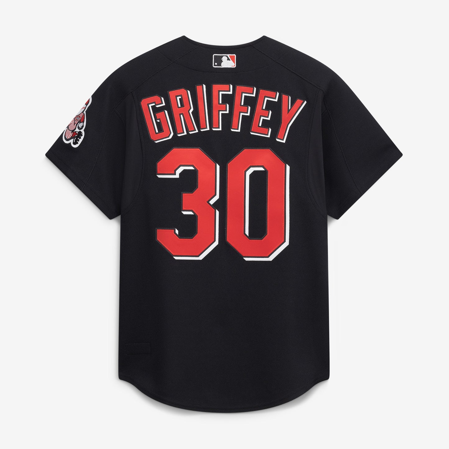 Ken Griffey Jr. Cincinnati Reds Mitchell &amp;amp; Ness Cooperstown Collection Authentic Mesh Batting Practice Jersey - Black