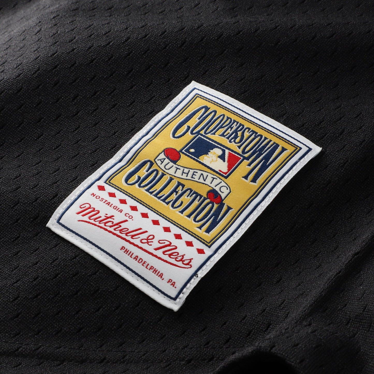 Ken Griffey Jr. Cincinnati Reds Mitchell &amp;amp; Ness Cooperstown Collection Mesh Batting Practice Button-Up Jersey - Black