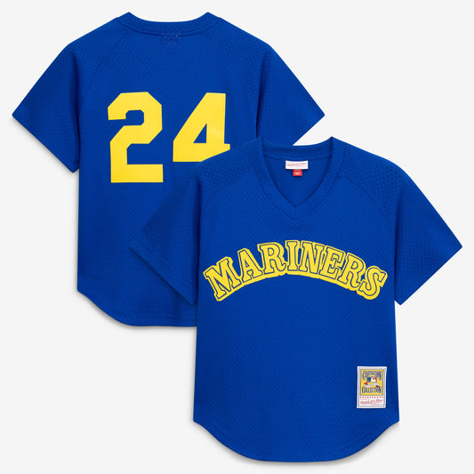 Ken Griffey Jr. Seattle Mariners Mitchell &amp;amp; Ness Authentic Batting Practice Jersey - Royal