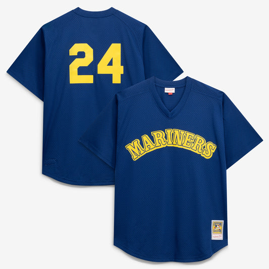 Ken Griffey Jr. Seattle Mariners Mitchell &amp;amp; Ness Big &amp;amp; Tall Cooperstown Collection Mesh Batting Practice Jersey - Royal