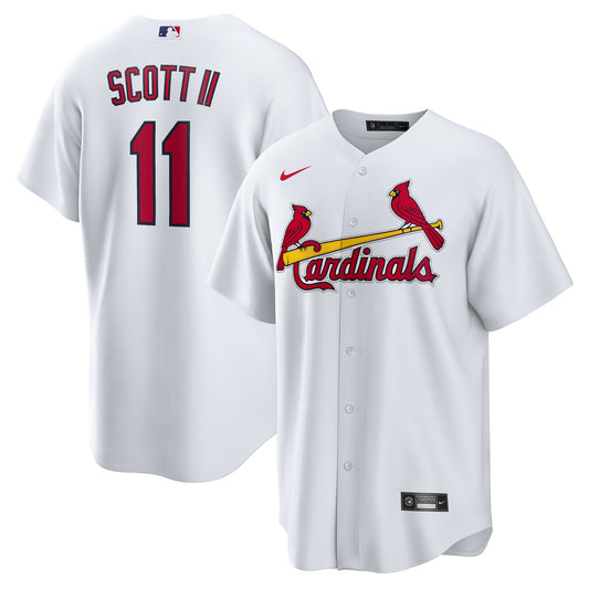 Victor Scott II St. Louis Cardinals Nike Home Replica Jersey - White