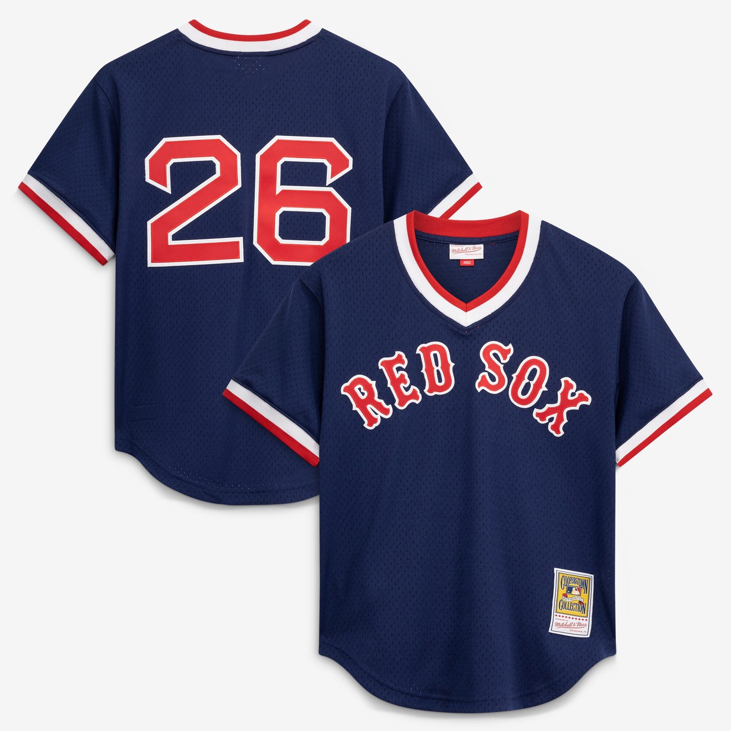 Wade Boggs Boston Red Sox Mitchell &amp;amp; Ness Authentic Batting Practice Jersey - Navy