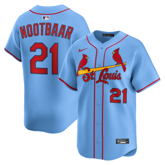 Lars Nootbaar St. Louis Cardinals Nike Alternate Limited Jersey - Light Blue