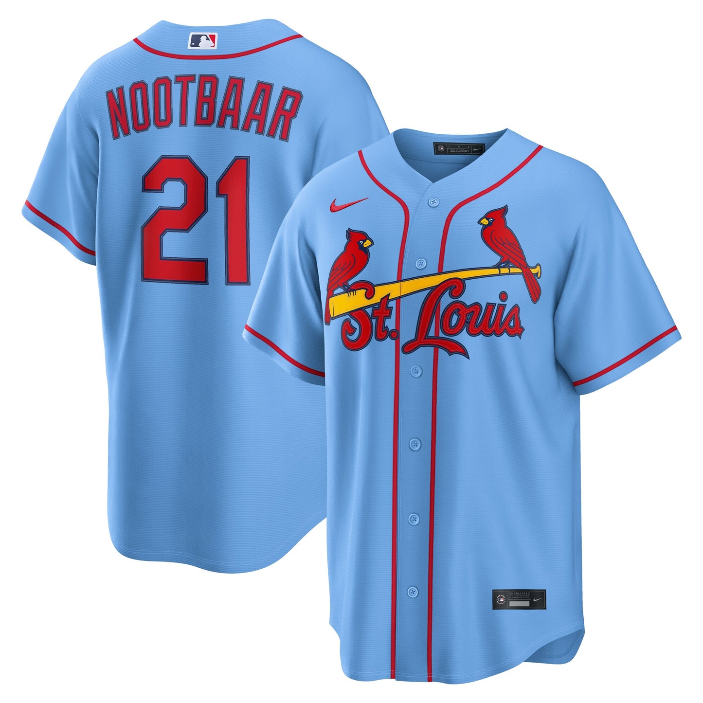 Lars Nootbaar St. Louis Cardinals Nike Alternate Replica Jersey - Light Blue