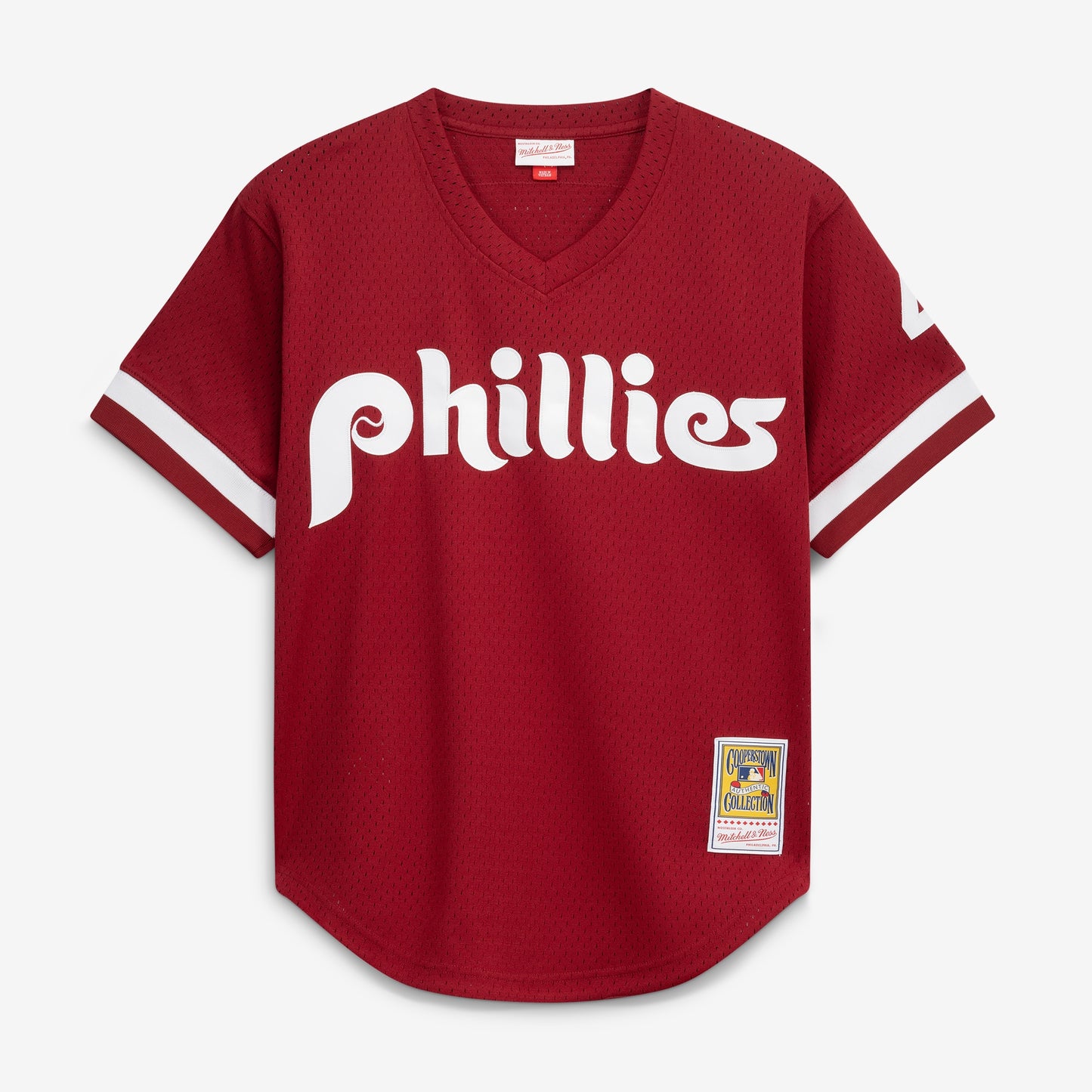 Lenny Dykstra Philadelphia Phillies Mitchell &amp;amp; Ness Authentic Batting Practice Jersey - Scarlet