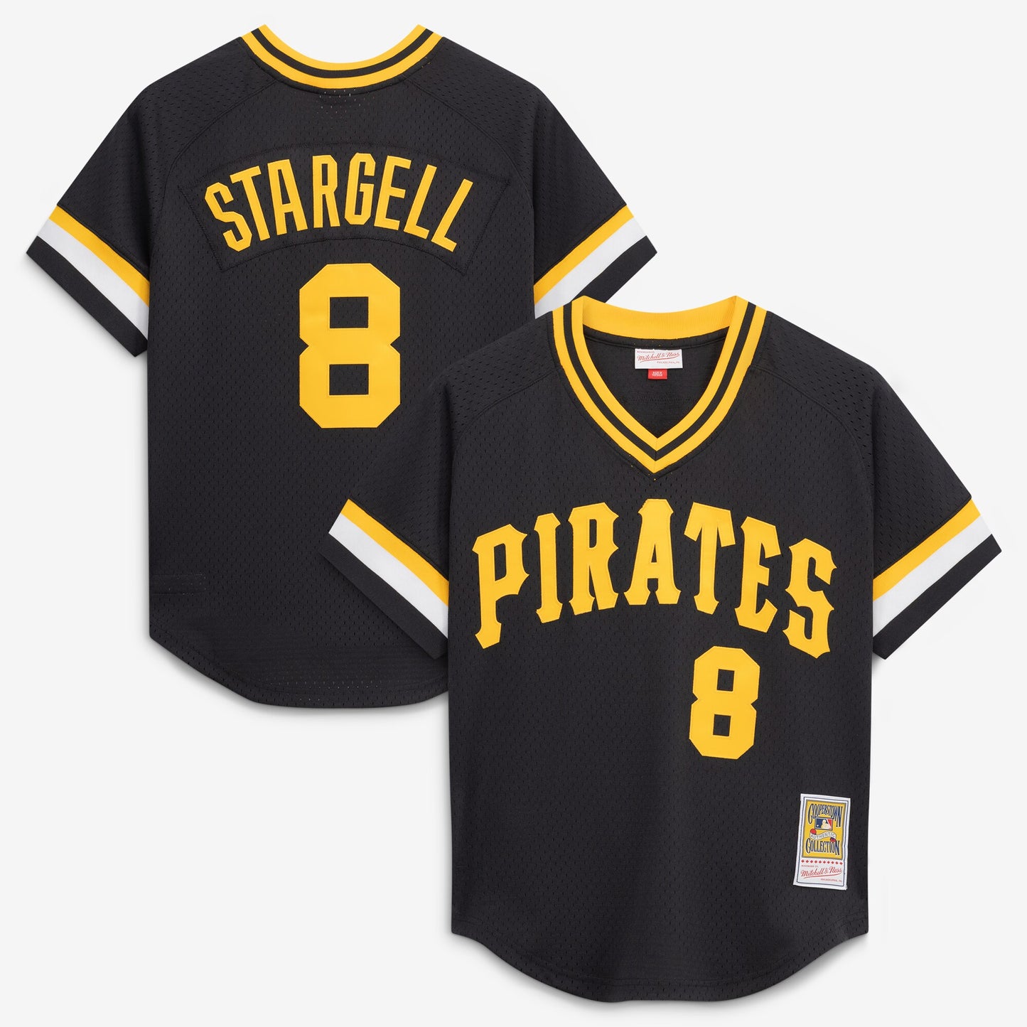 Willie Stargell Pittsburgh Pirates Mitchell &amp;amp; Ness Authentic Batting Practice Jersey - Black