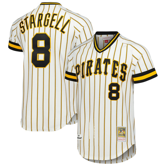 Willie Stargell Pittsburgh Pirates Mitchell &amp;amp; Ness Cooperstown Collection 1979 Authentic Jersey - White