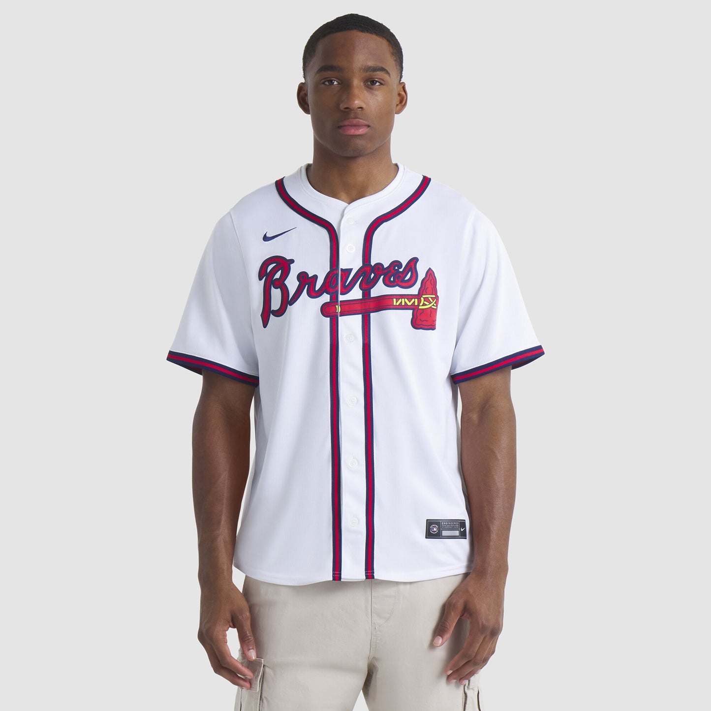Atlanta Braves Nike Home Limited Jersey - White