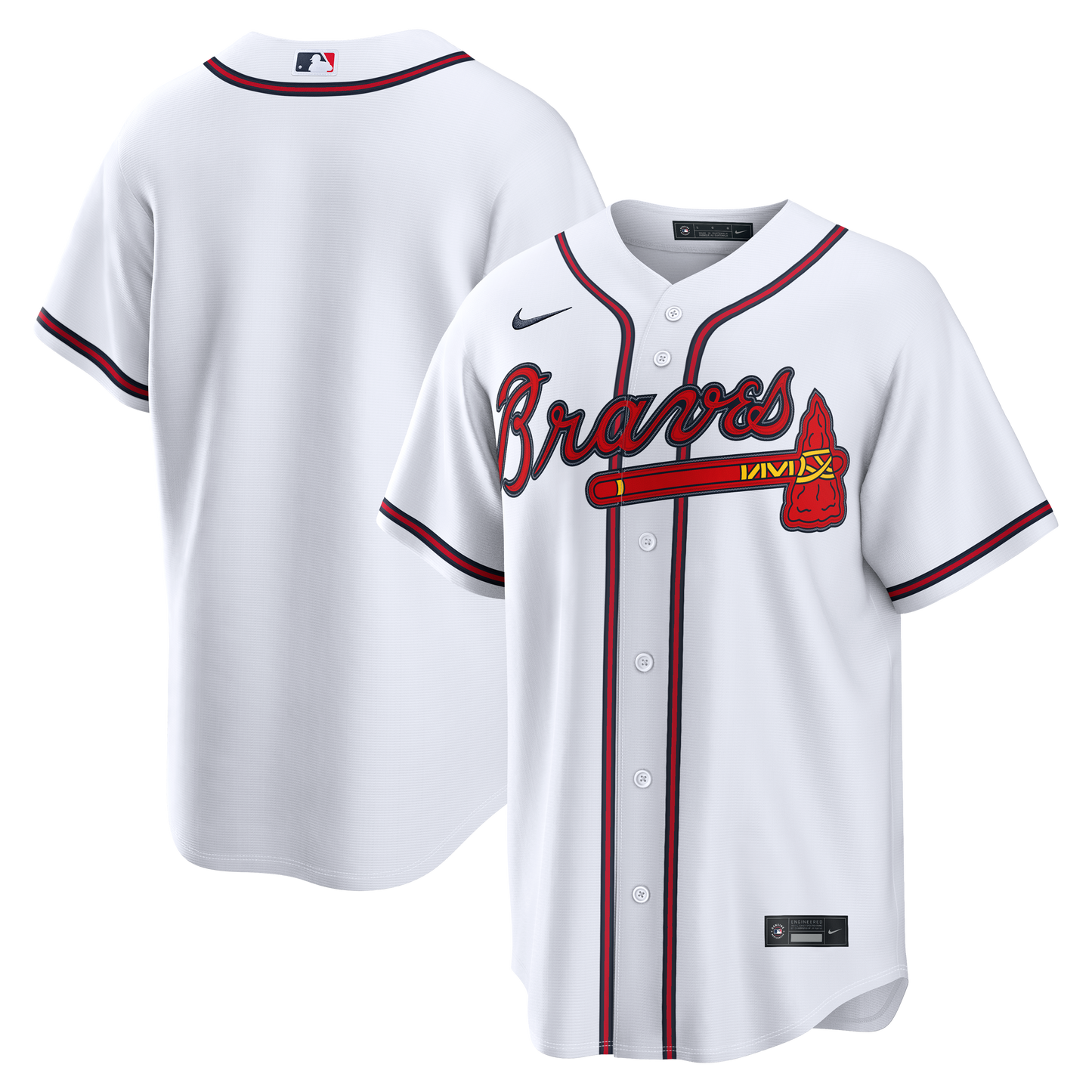 Atlanta Braves Nike Home Replica Jersey - White