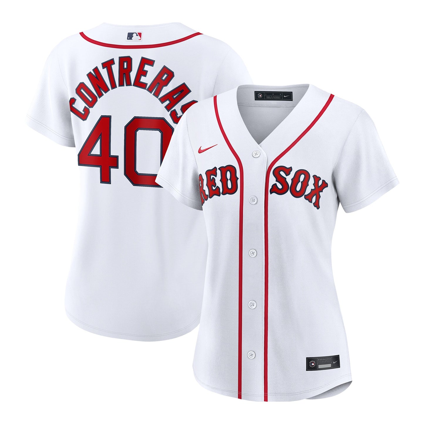 Willson Contreras Boston Red Sox Nike Women's Home Replica Jersey - White