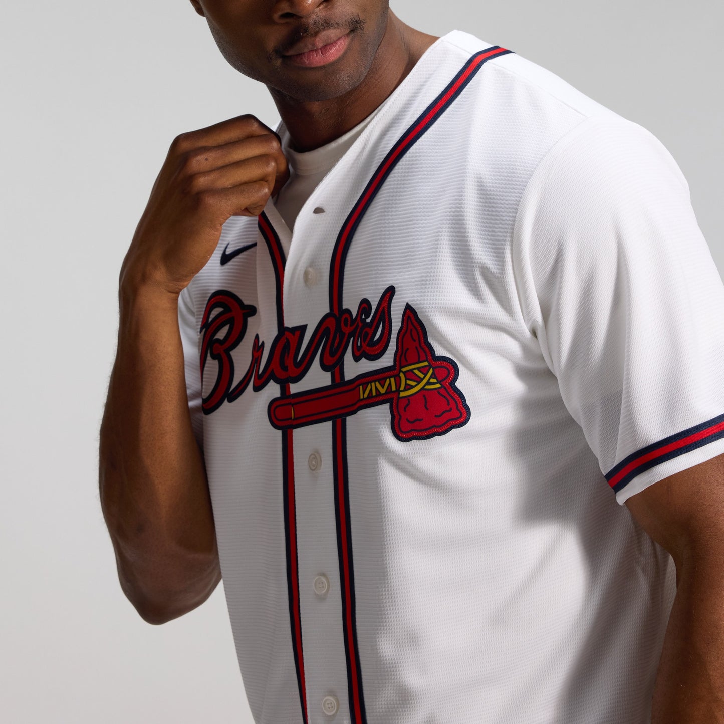 Atlanta Braves Nike Home Replica Jersey - White
