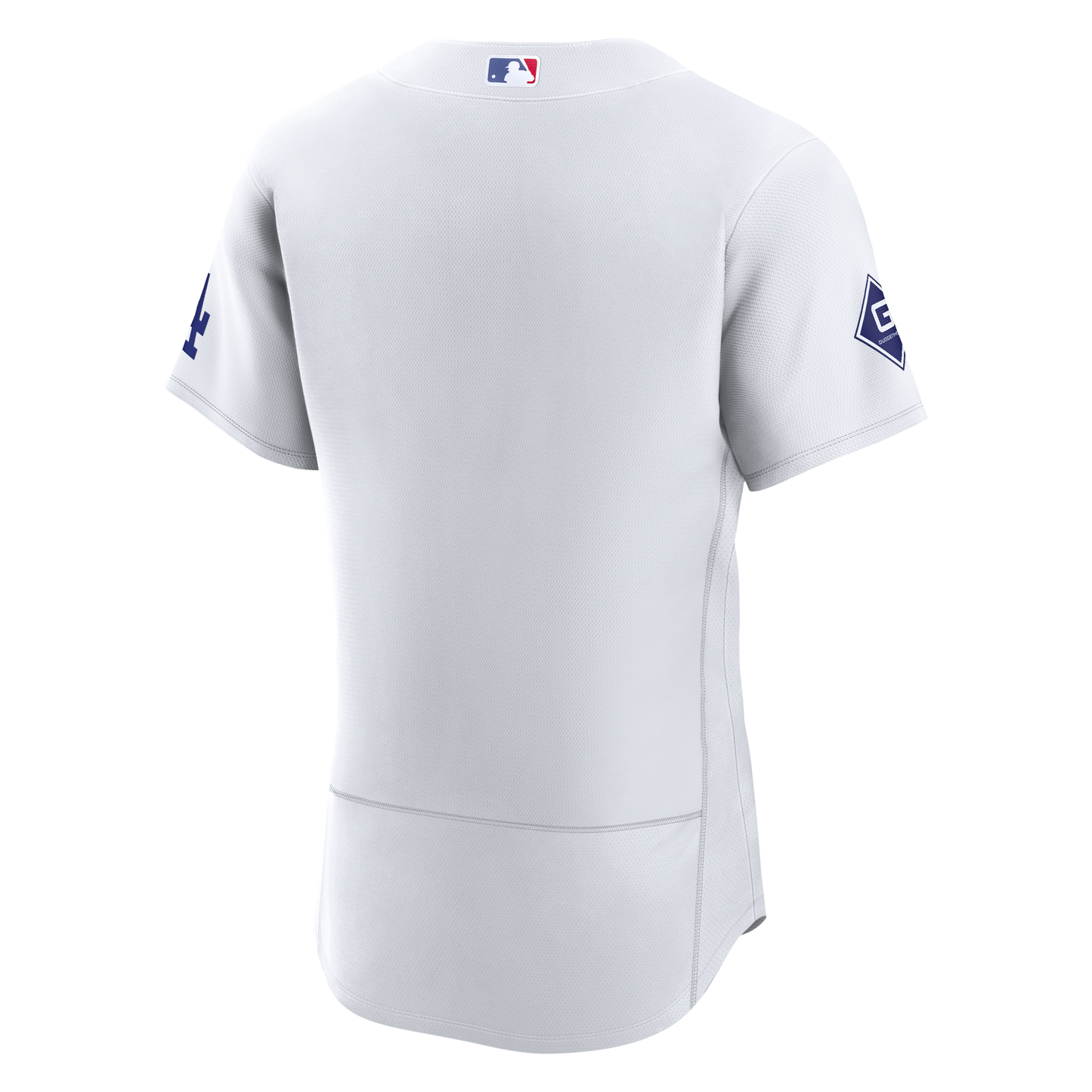 Los Angeles Dodgers Nike Home Sponsor Patch Authentic Jersey - White