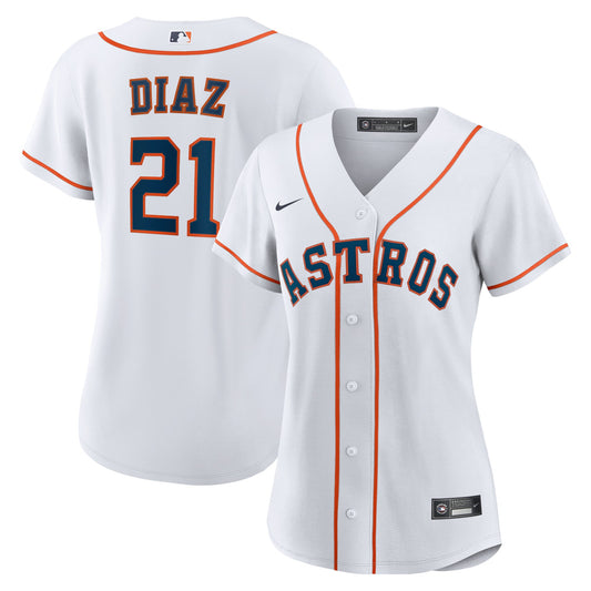 Yainer Diaz Houston Astros Nike Women's Home Replica Jersey - White
