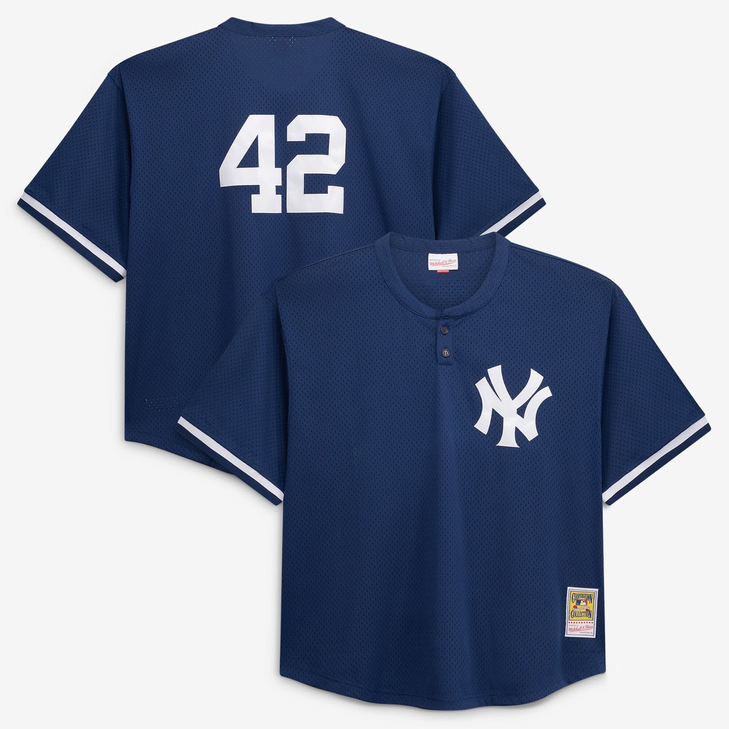 Mariano Rivera New York Yankees Mitchell &amp;amp; Ness Cooperstown Collection Big &amp;amp; Tall Mesh Batting Practice Jersey - Navy
