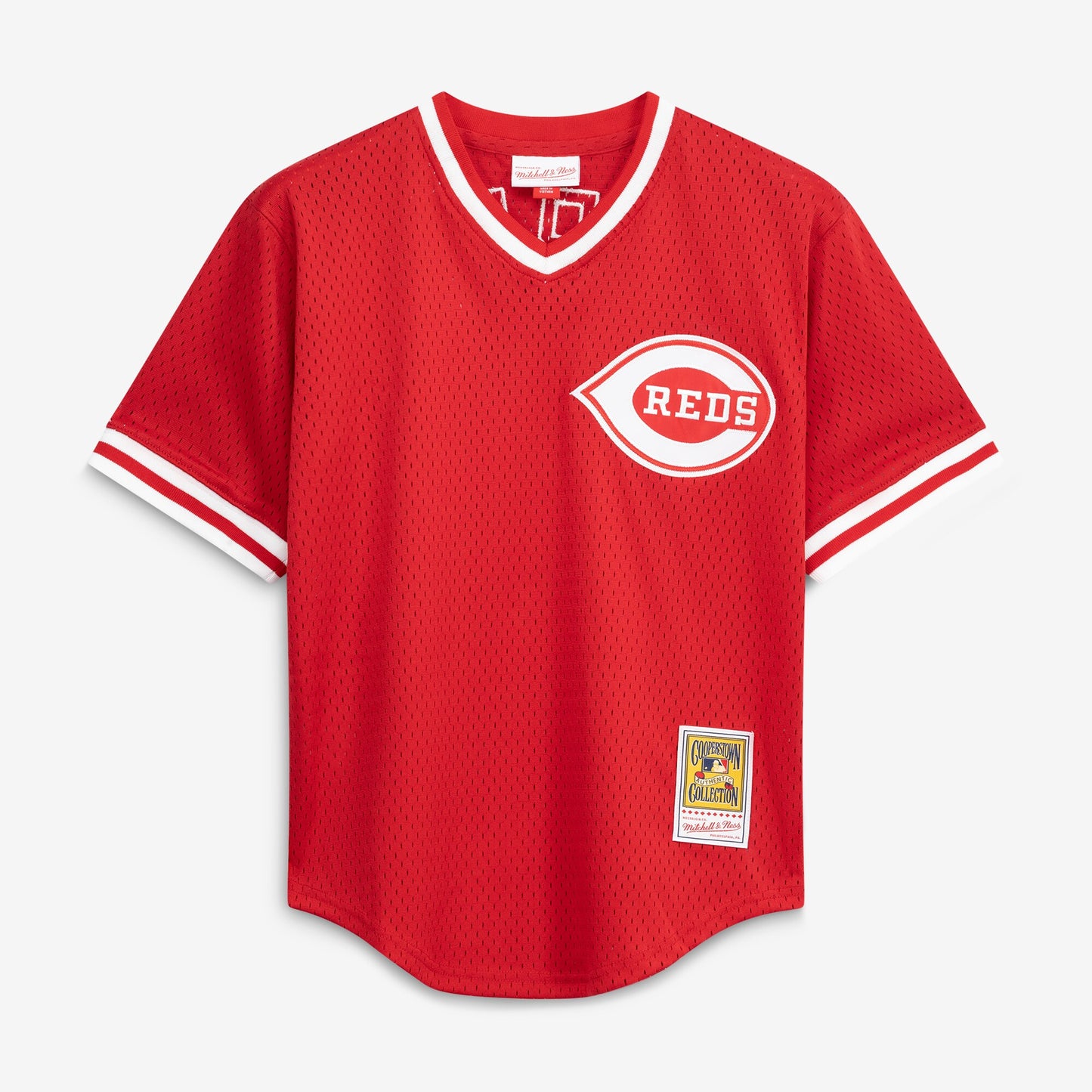 Barry Larkin Cincinnati Reds Mitchell &amp;amp; Ness Authentic Batting Practice Jersey - Red