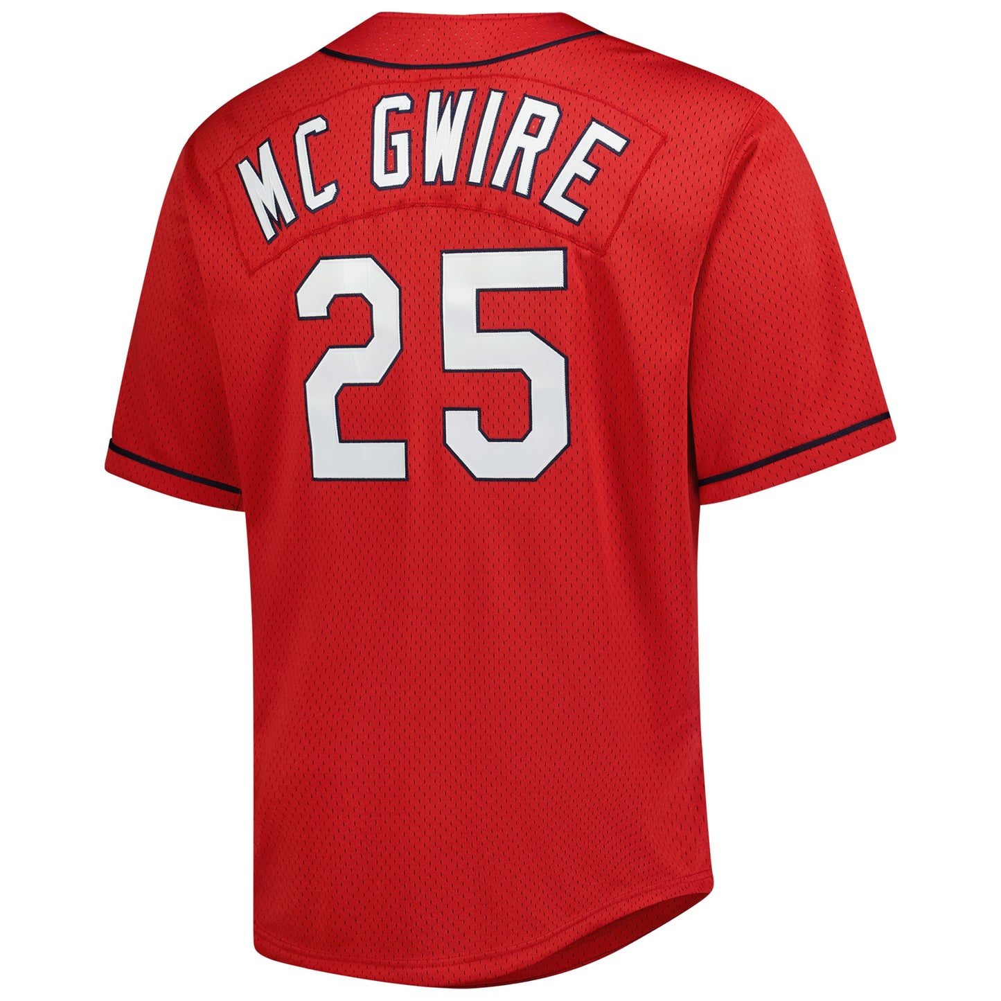 Mark McGwire St. Louis Cardinals Mitchell &amp;amp; Ness Big &amp;amp; Tall Cooperstown Mesh Batting Practice Jersey - Red