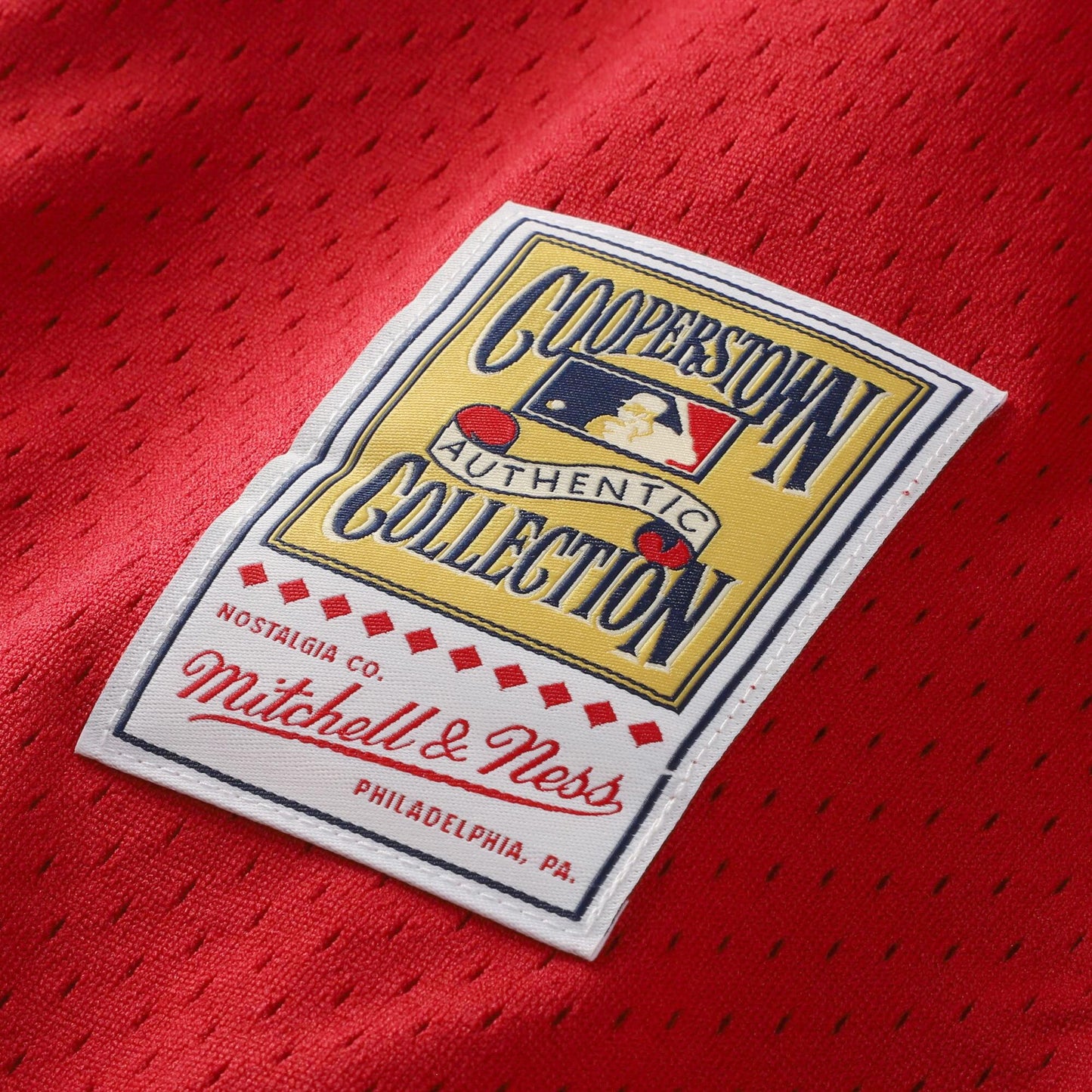 Barry Larkin Cincinnati Reds Mitchell &amp;amp; Ness Throwback Cooperstown Mesh Batting Practice Jersey - Red