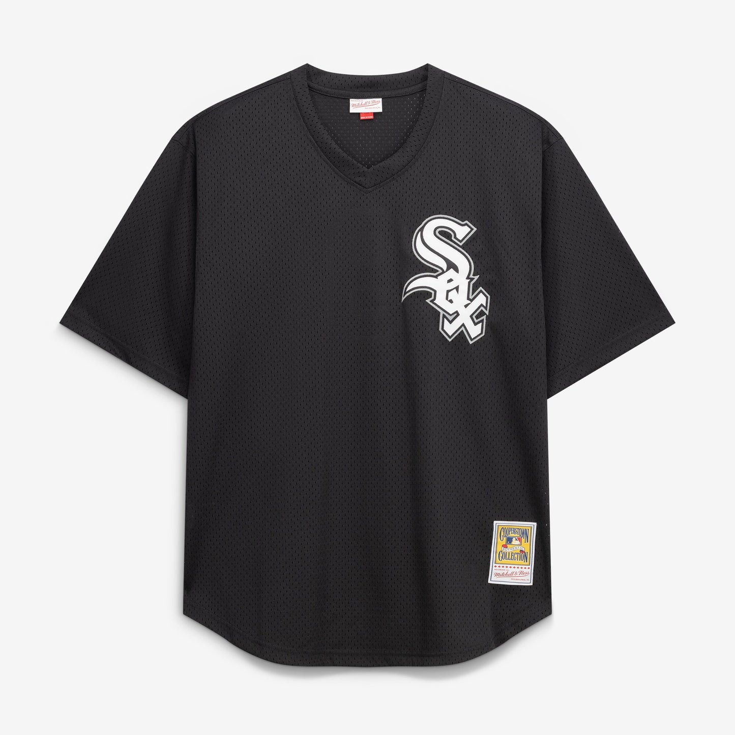 Bo Jackson Chicago White Sox Mitchell &amp;amp; Ness Cooperstown Collection Big &amp;amp; Tall Mesh Batting Practice Jersey - Black