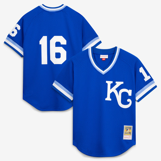 Bo Jackson Kansas City Royals Mitchell &amp;amp; Ness Authentic Batting Practice Jersey - Royal
