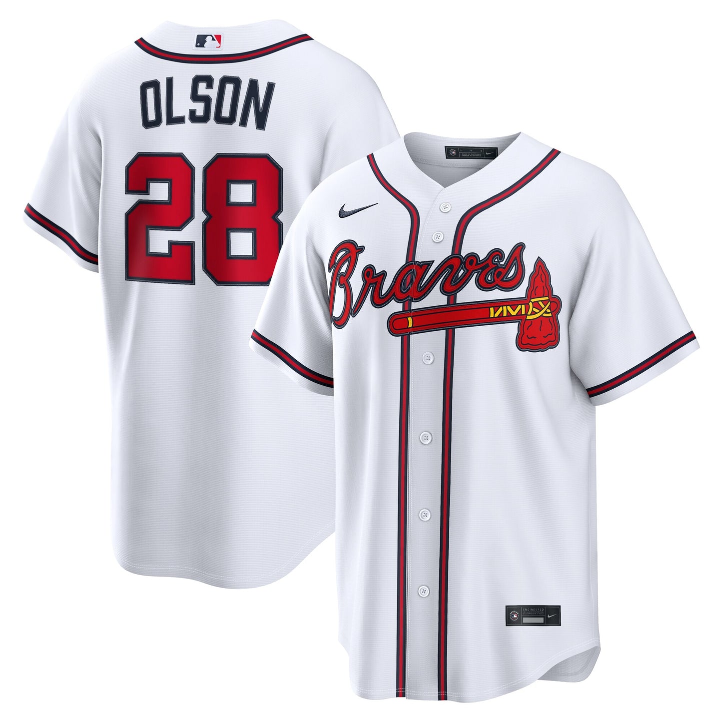 Matt Olson Atlanta Braves Nike Home Replica Jersey - White