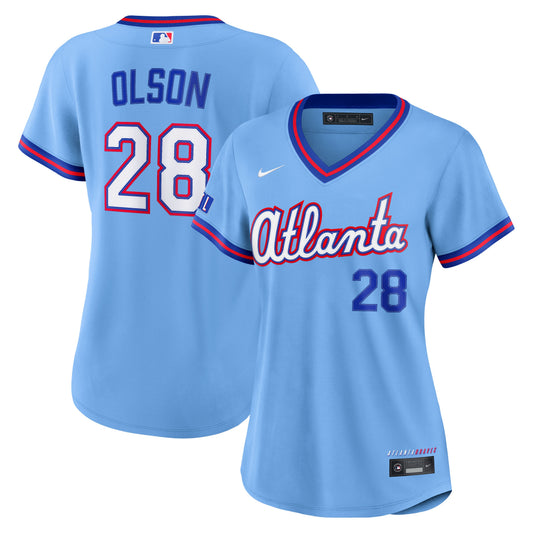 Matt Olson Atlanta Braves Nike Women's 2026 City Connect Stadium Jersey - Powder Blue