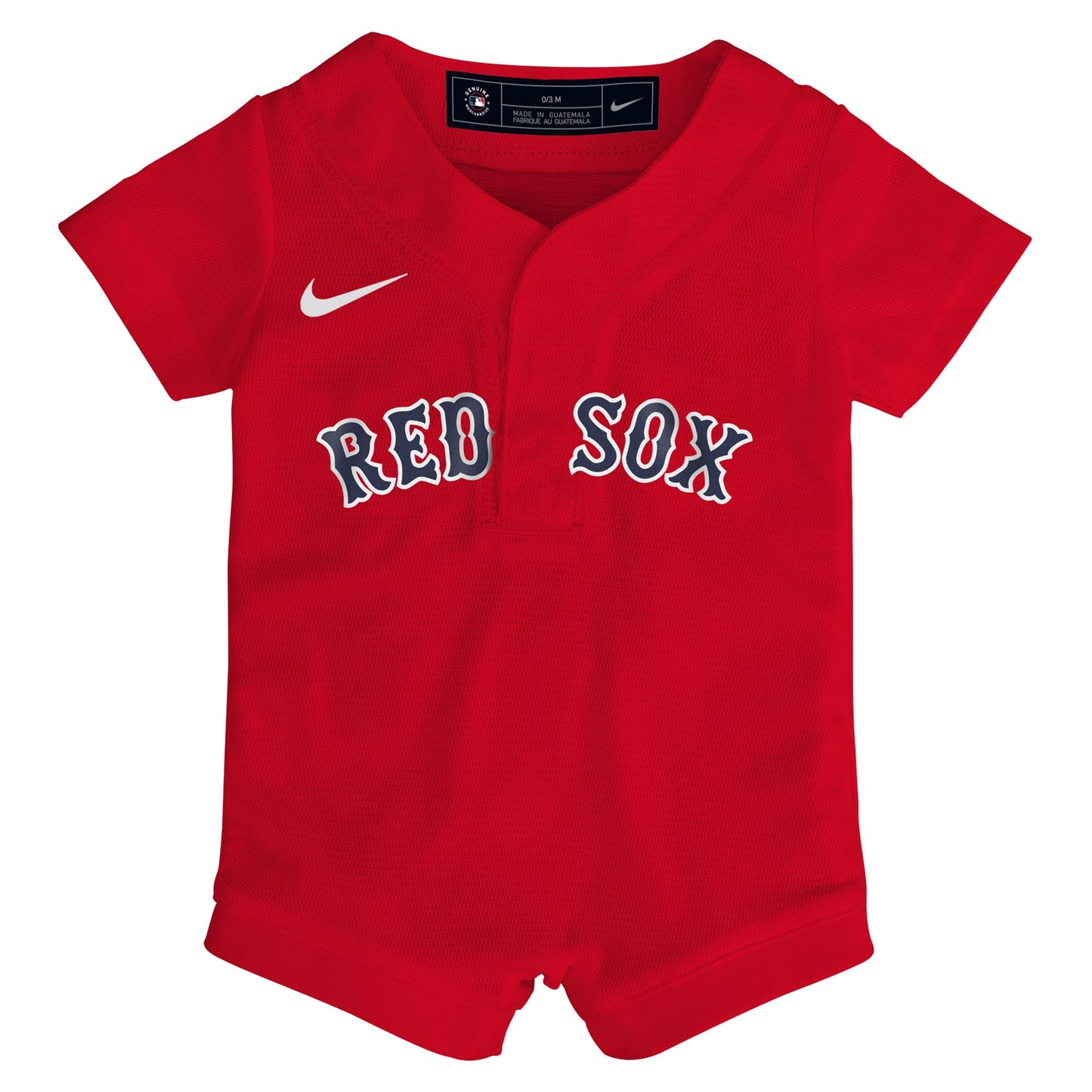 Boston Red Sox Nike Newborn Alternate Replica Romper Jersey - Red