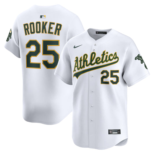 Brent Rooker Athletics Nike Home Limited Player Jersey - White