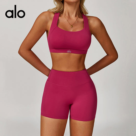 Aloyoga Cloud Sensation Tight Yoga Tank Top Sports Bra Anti-Shock Pilates Tank Top
