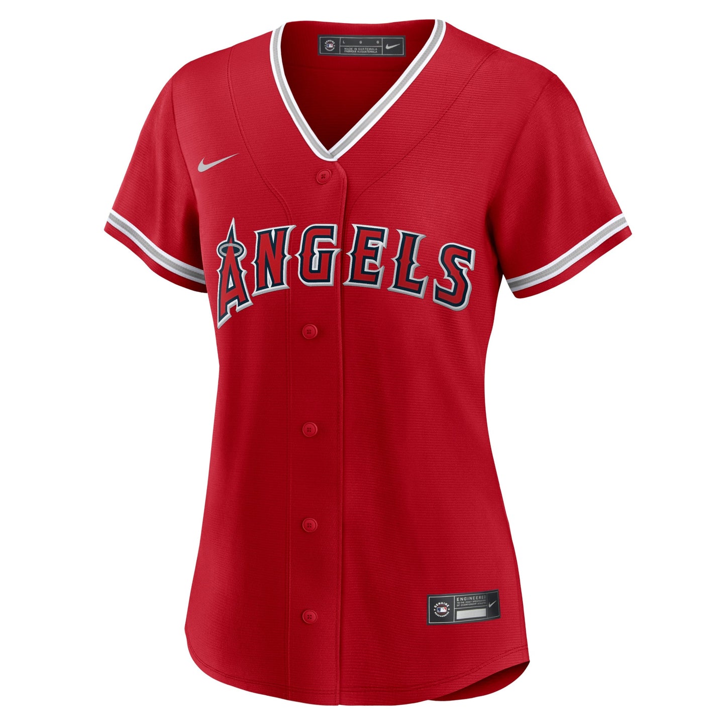 Mike Trout Los Angeles Angels Nike Women's Alternate Replica Player Jersey - Red