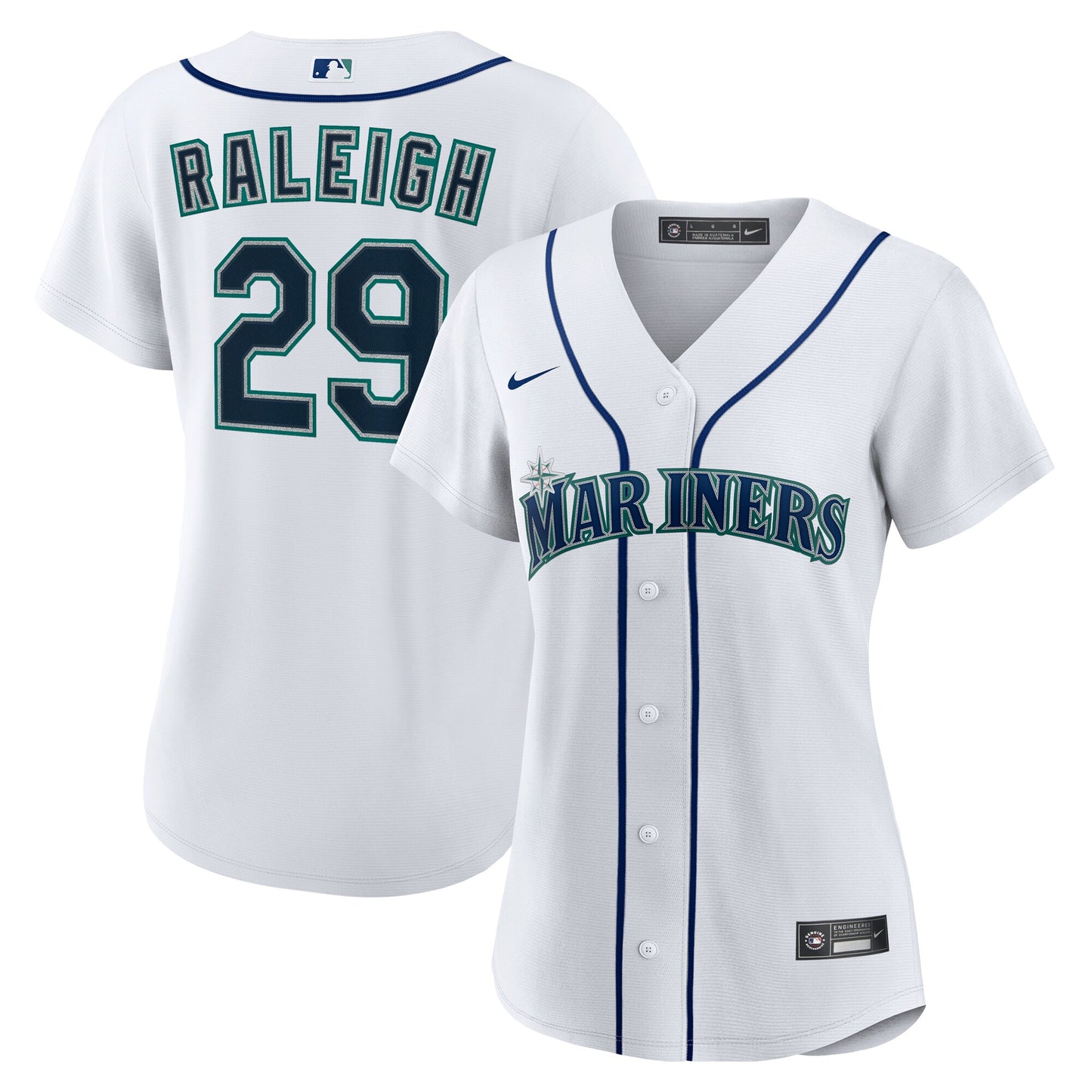 Cal Raleigh Seattle Mariners Nike Women's Home Replica Jersey - White