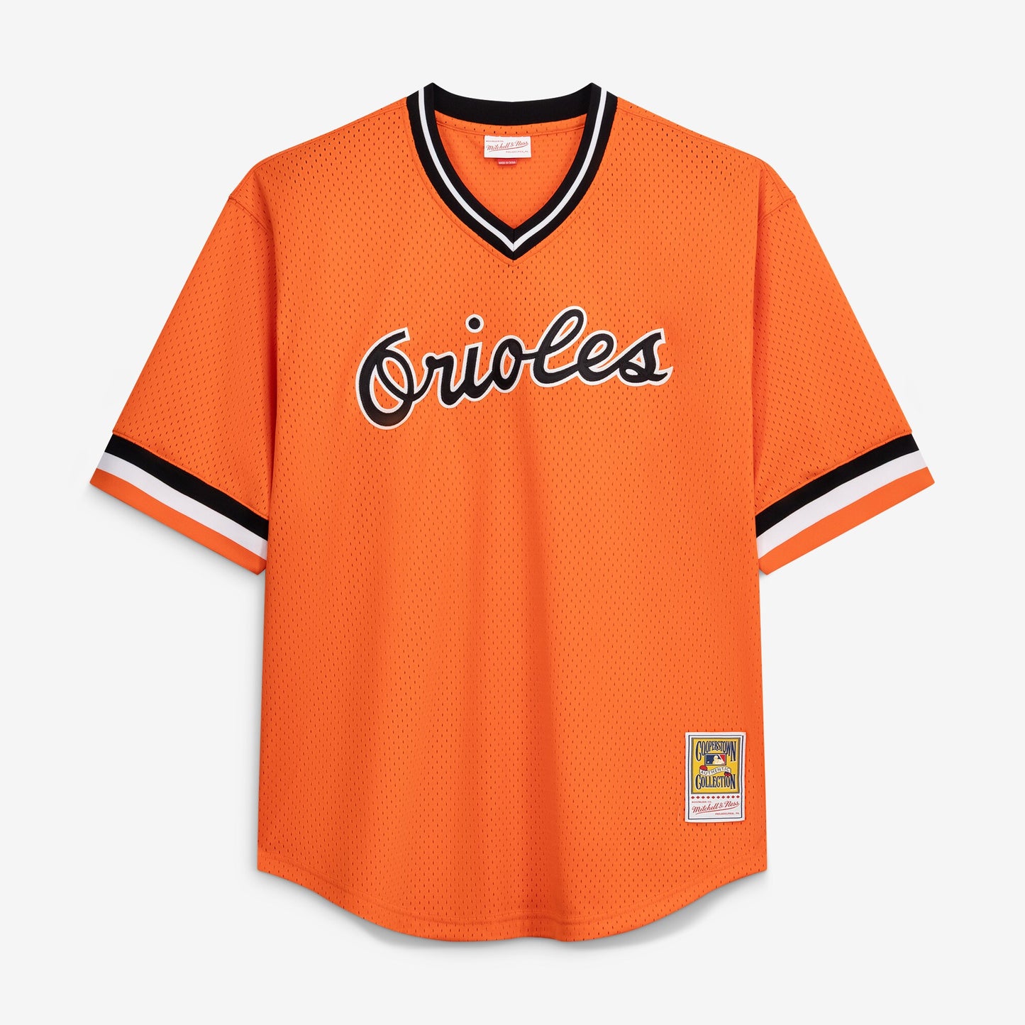 Cal Ripken Jr. Baltimore Orioles Profile Big &amp;amp; Tall Cooperstown Collection Mesh Batting Practice Jersey - Orange
